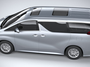 Toyota Alphard 2023 3D Model