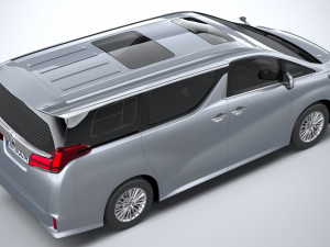 Toyota Alphard 2023 3D Model