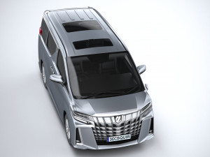 Toyota Alphard 2023 3D Model