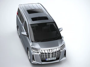 Toyota Alphard 2023 3D Model