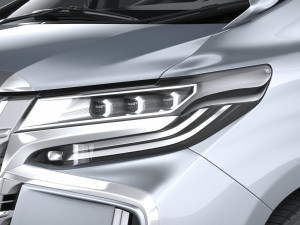 Toyota Alphard 2023 3D Model