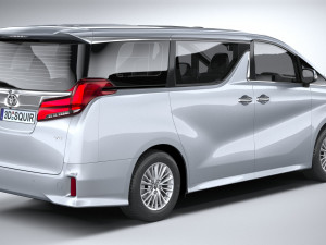 Toyota Alphard 2023 3D Model