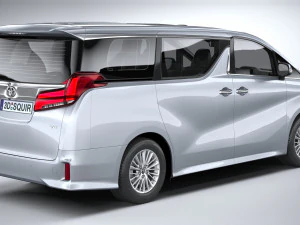 Toyota Alphard 2023 3D Model