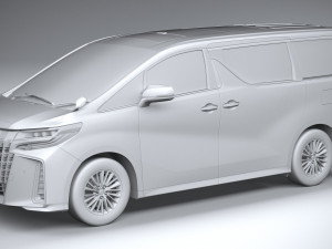 Toyota Alphard 2023 3D Model