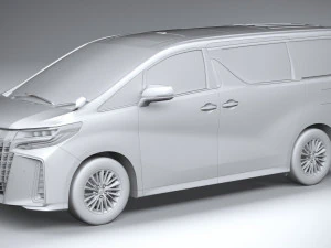 Toyota Alphard 2023 3D Model