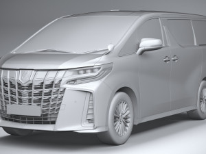 Toyota Alphard 2023 3D Model
