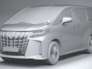Toyota Alphard 2023 3D Model