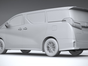 Toyota Alphard 2023 3D Model