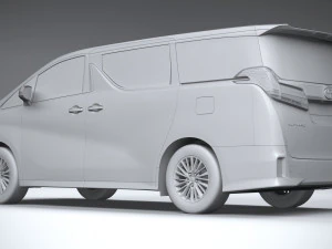 Toyota Alphard 2023 3D Model