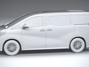 Toyota Alphard 2023 3D Model