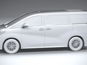 Toyota Alphard 2023 3D Model
