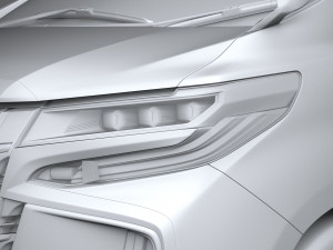 Toyota Alphard 2023 3D Model