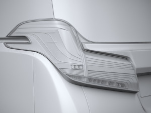 Toyota Alphard 2023 3D Model