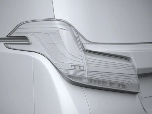 Toyota Alphard 2023 3D Model