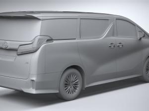 Toyota Alphard 2023 3D Model