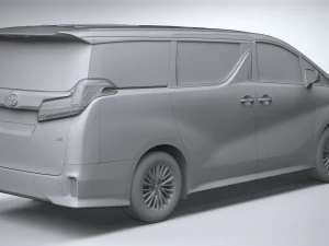 Toyota Alphard 2023 3D Model