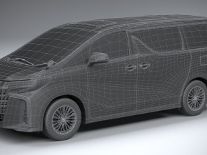 Toyota Alphard 2023 3D Model
