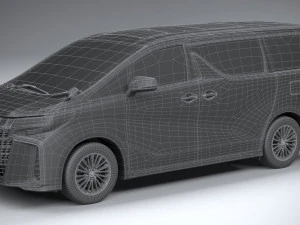 Toyota Alphard 2023 3D Model