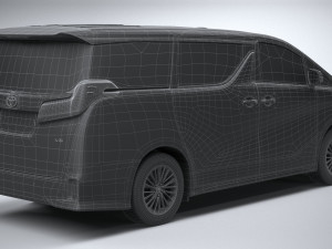 Toyota Alphard 2023 3D Model