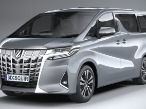 Toyota Alphard Base 2023 3D 模型