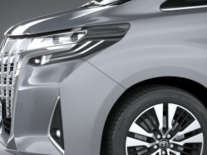 Toyota Alphard Base 2023 3D 模型