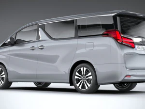 Toyota Alphard Base 2023 3D Model