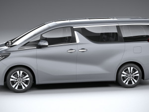 Toyota Alphard Base 2023 3D 模型