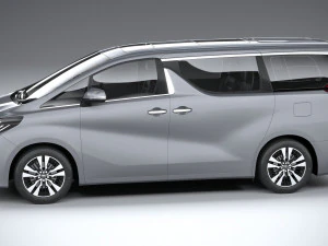 Toyota Alphard Base 2023 3D Model