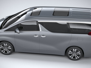 Toyota Alphard Base 2023 3D 模型