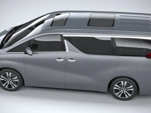 Toyota Alphard Base 2023 3D Model