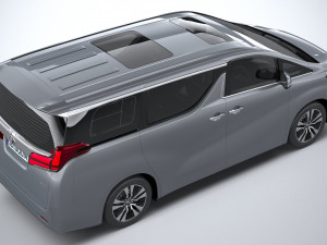 Toyota Alphard Base 2023 3D 模型