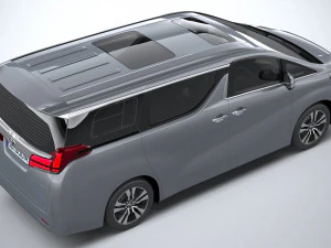 Toyota Alphard Base 2023 3D Model