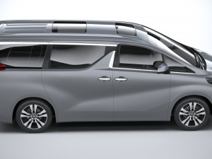 Toyota Alphard Base 2023 3D 模型