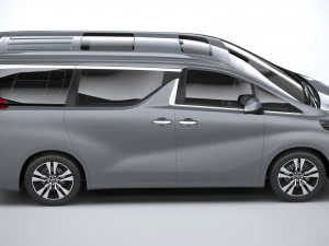 Toyota Alphard Base 2023 3D Model