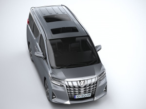 Toyota Alphard Base 2023 3D 模型