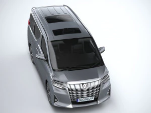 Toyota Alphard Base 2023 3D Model