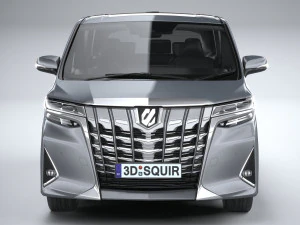 Toyota Alphard Base 2023 3D Model