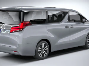 Toyota Alphard Base 2023 3D Model