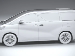 Toyota Alphard Base 2023 3D Model