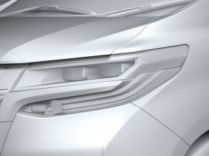 Toyota Alphard Base 2023 3D 模型