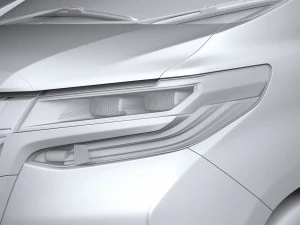 Toyota Alphard Base 2023 3D Model