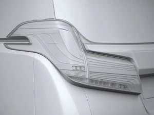 Toyota Alphard Base 2023 3D Model