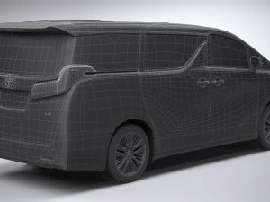 Toyota Alphard Base 2023 3D Model