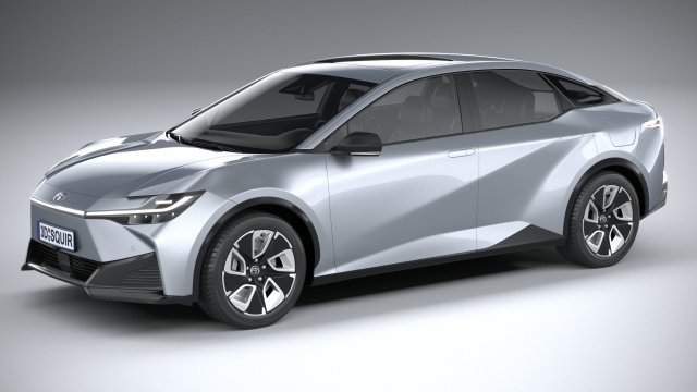 Toyota BZ3 2024 3D Модель .c4d .max .obj .3ds .fbx .stl .blend 