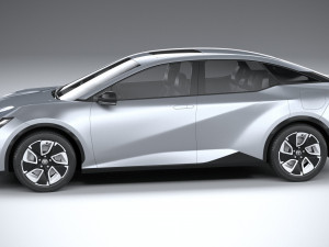 Toyota BZ3 2024 3D Модель