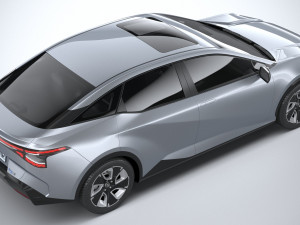 Toyota BZ3 2024 3D Модель