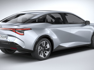 Toyota BZ3 2024 3D Модель