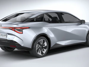 Toyota BZ3 2024 3D Model