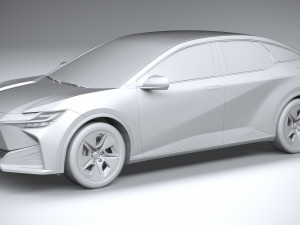 Toyota BZ3 2024 3D Модель