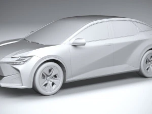 Toyota BZ3 2024 3D Model
